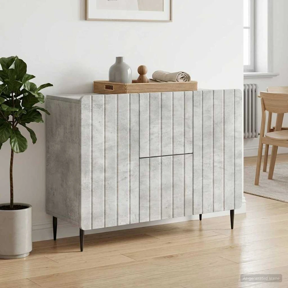 Kabalas Betono pilka 89 x 34,5 x 62 cm Apdirbta mediena