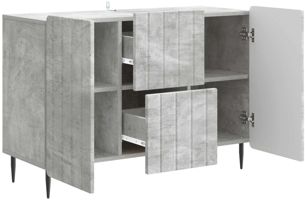 Kabalas Betono pilka 89 x 34,5 x 62 cm Apdirbta mediena
