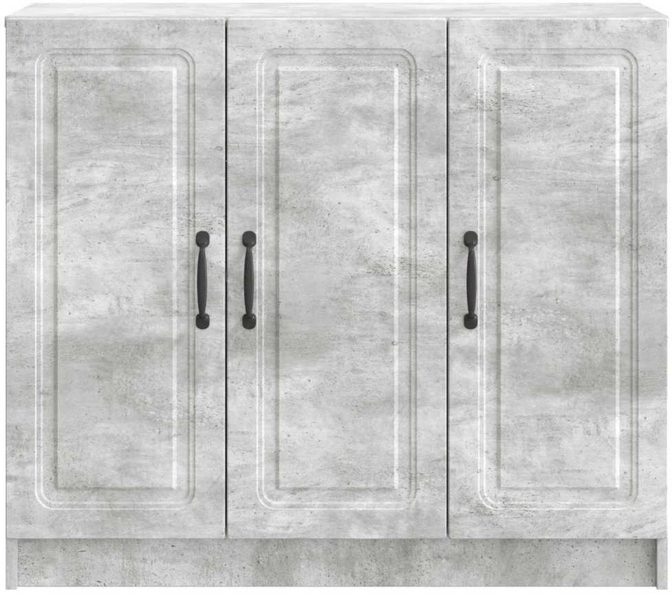 Kabalas Betono pilka 89 x 34,5 x 77 cm Apdirbta mediena