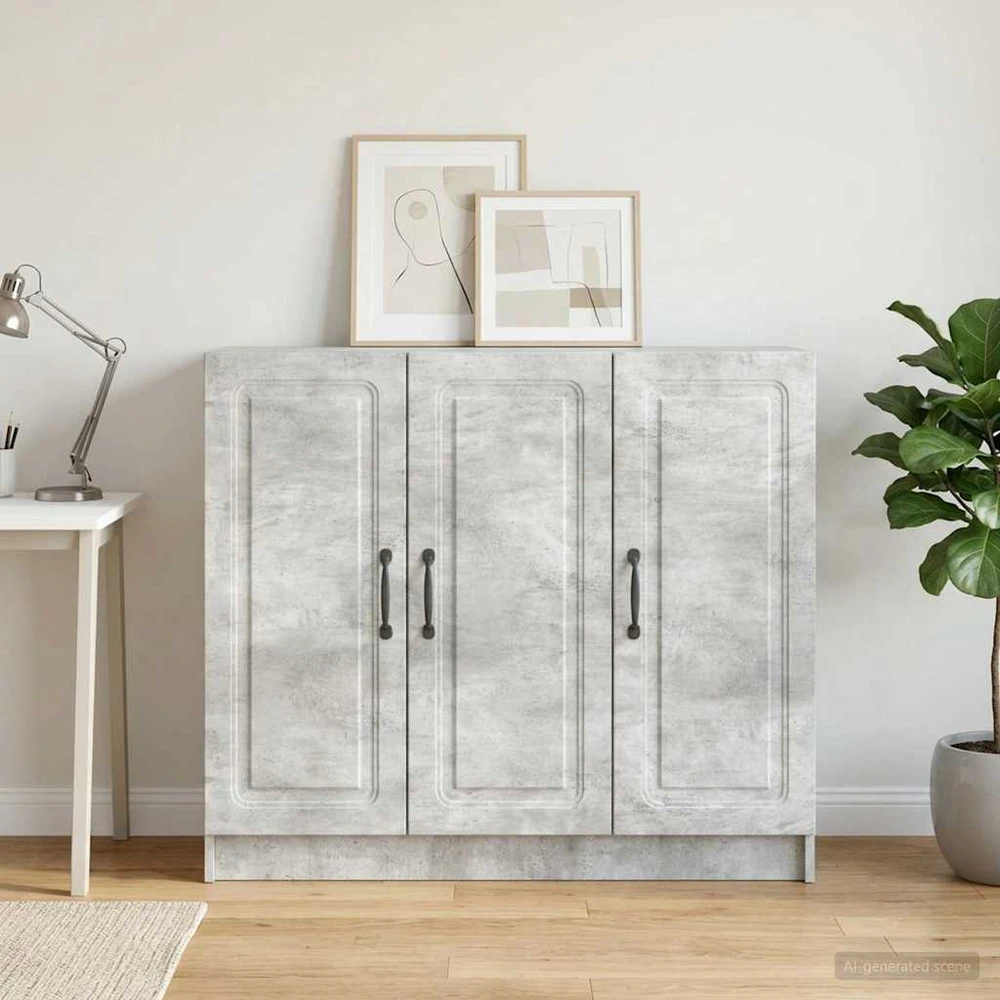 Kabalas Betono pilka 89 x 34,5 x 77 cm Apdirbta mediena