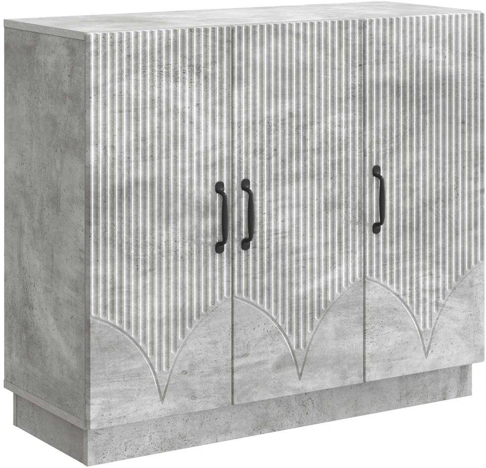 Kabalas Betono pilka 89 x 34,5 x 77 cm Apdirbta mediena