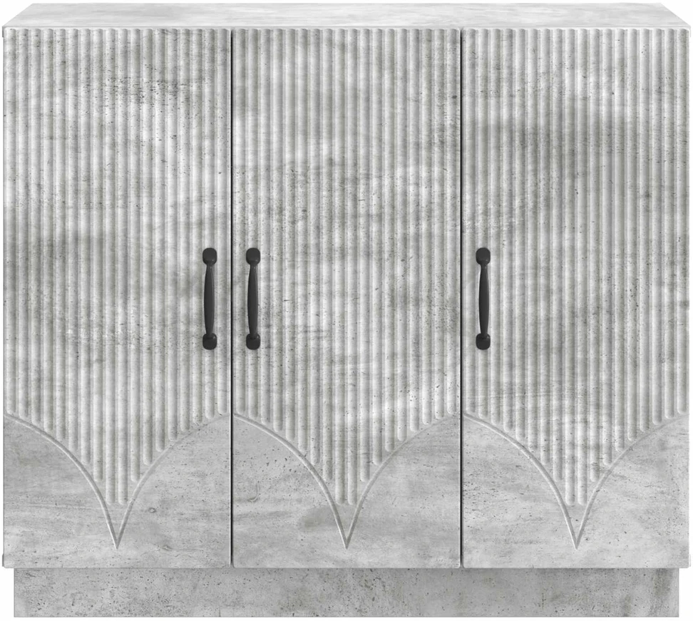 Kabalas Betono pilka 89 x 34,5 x 77 cm Apdirbta mediena