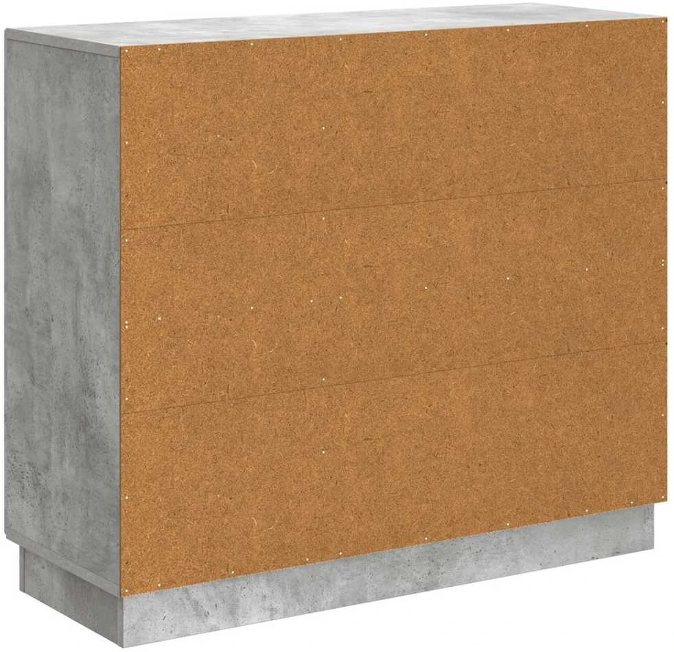 Kabalas Betono pilka 89 x 34,5 x 77 cm Apdirbta mediena