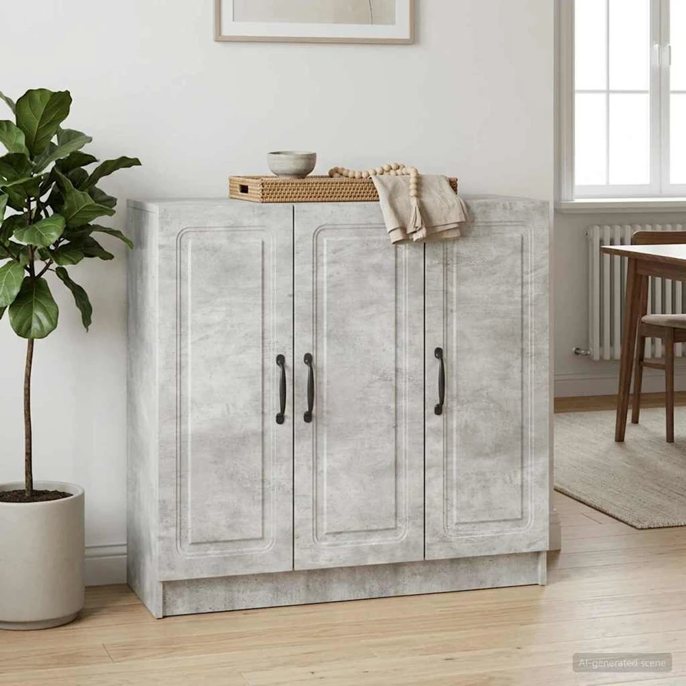 Kabalas Betono pilka 89 x 34,5 x 77 cm Apdirbta mediena
