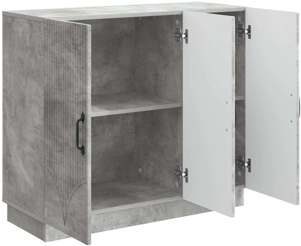 Kabalas Betono pilka 89 x 34,5 x 77 cm Apdirbta mediena