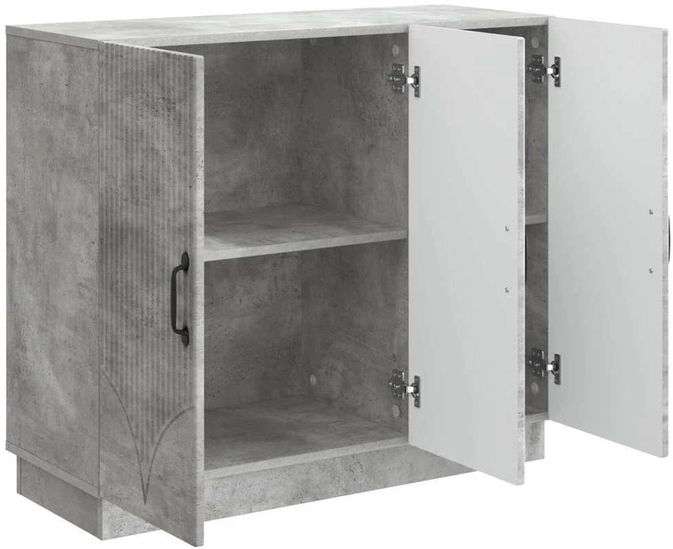 Kabalas Betono pilka 89 x 34,5 x 77 cm Apdirbta mediena