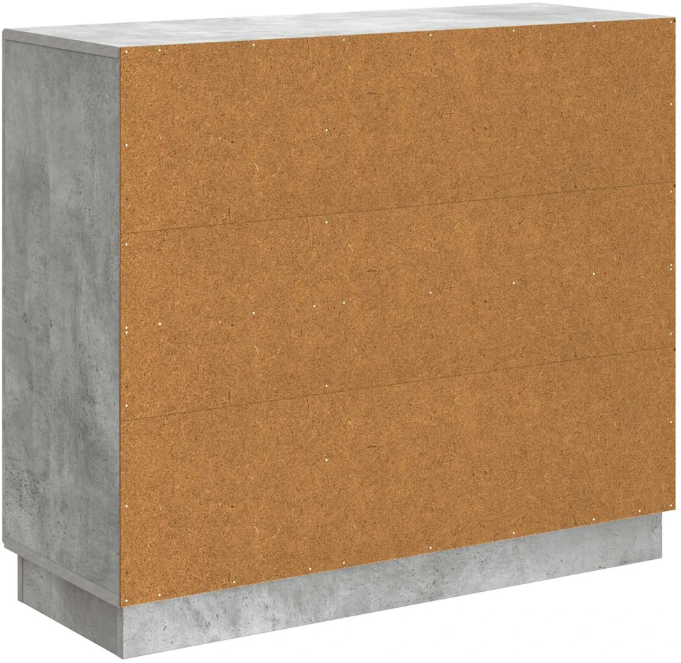 Kabalas Betono pilka 89 x 34,5 x 77 cm Apdirbta mediena