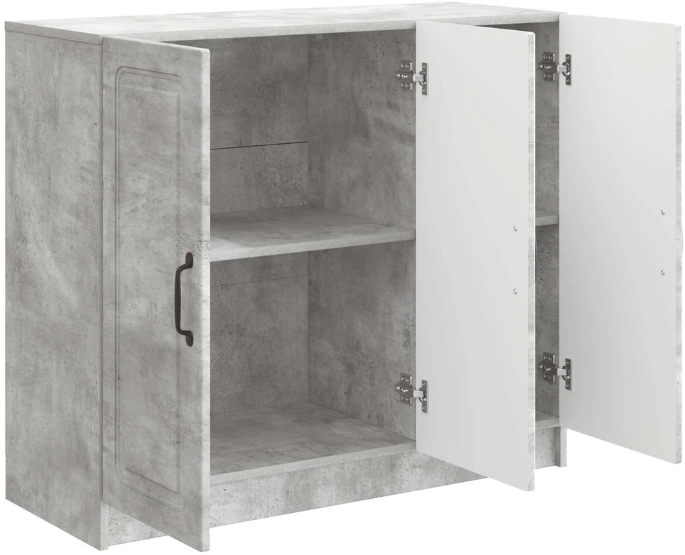 Kabalas Betono pilka 89 x 34,5 x 77 cm Apdirbta mediena