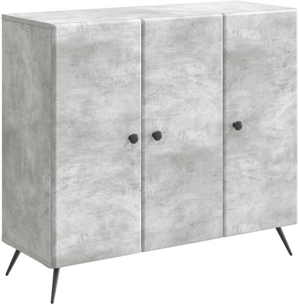 Kabalas Betono pilka 89 x 34,5 x 80 cm Apdirbta mediena