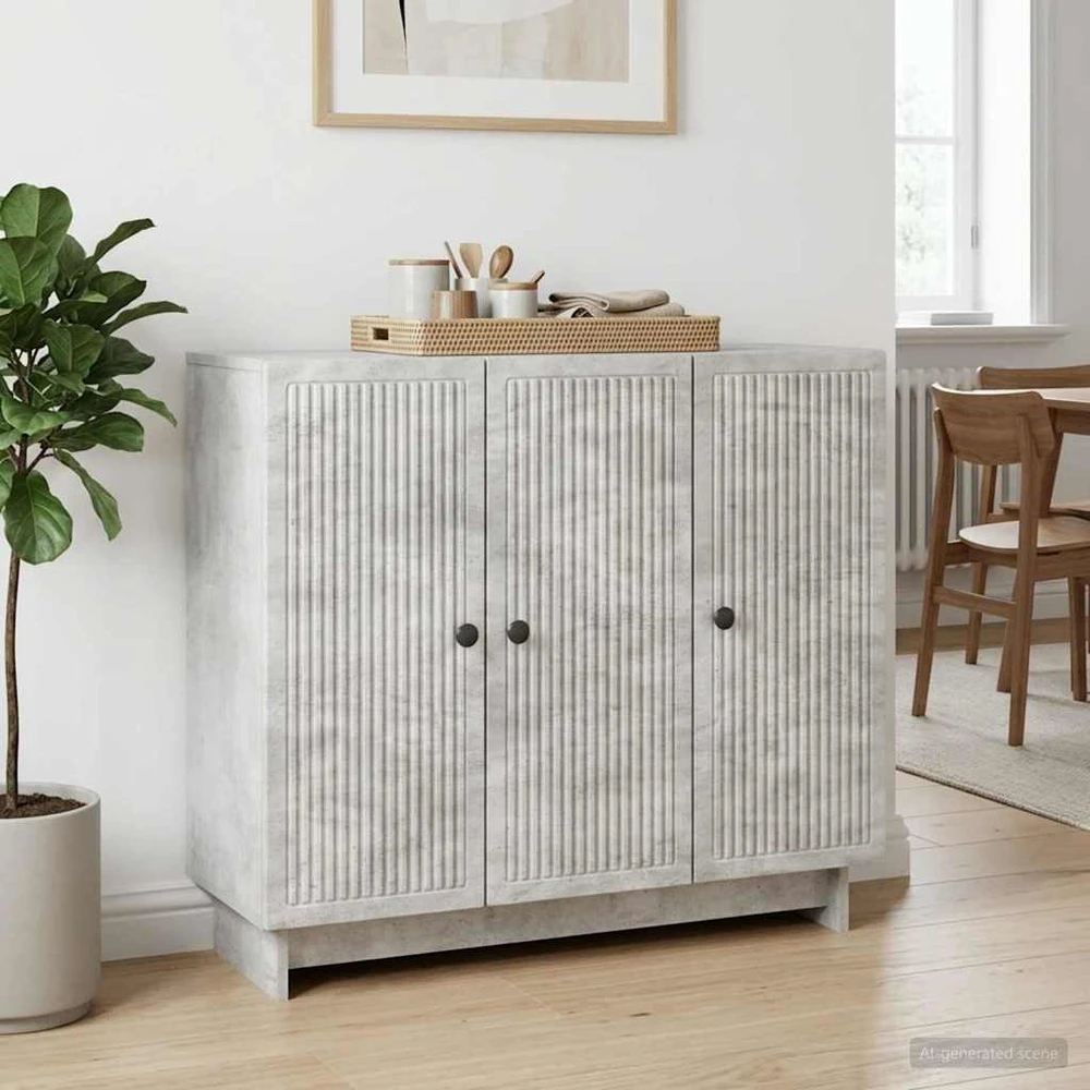 Kabalas Betono pilka 89 x 34,5 x 80 cm Apdirbta mediena