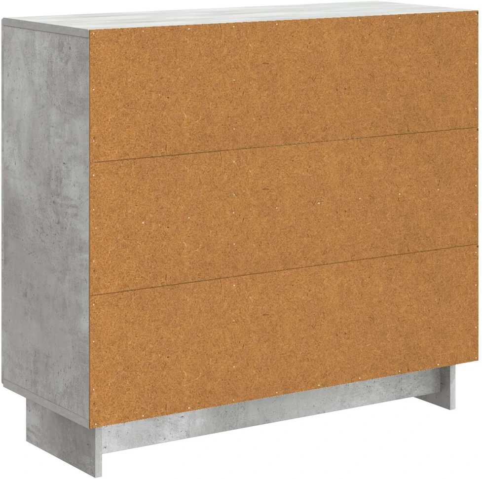 Kabalas Betono pilka 89 x 34,5 x 80 cm Apdirbta mediena