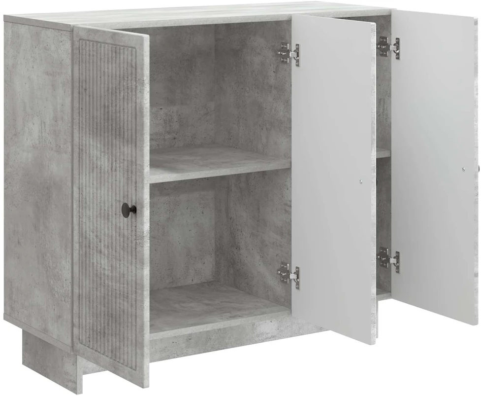 Kabalas Betono pilka 89 x 34,5 x 80 cm Apdirbta mediena