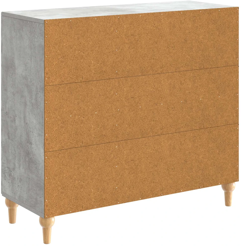 Kabalas Betono pilka 89 x 34,5 x 80 cm Apdirbta mediena