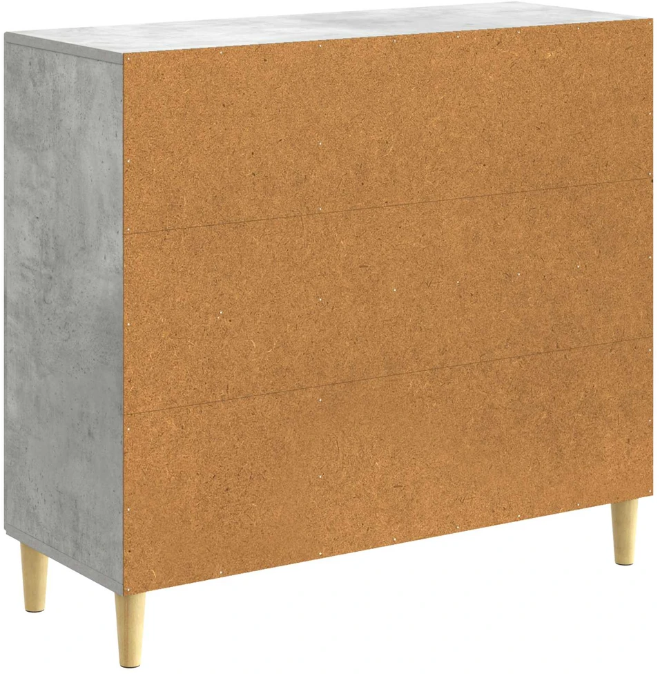 Kabalas Betono pilka 89 x 34,5 x 80 cm Apdirbta mediena