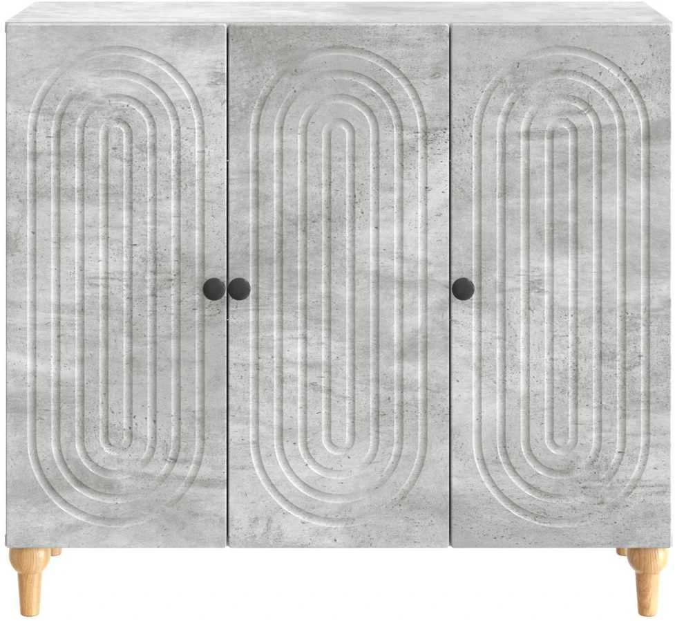 Kabalas Betono pilka 89 x 34,5 x 80 cm Apdirbta mediena