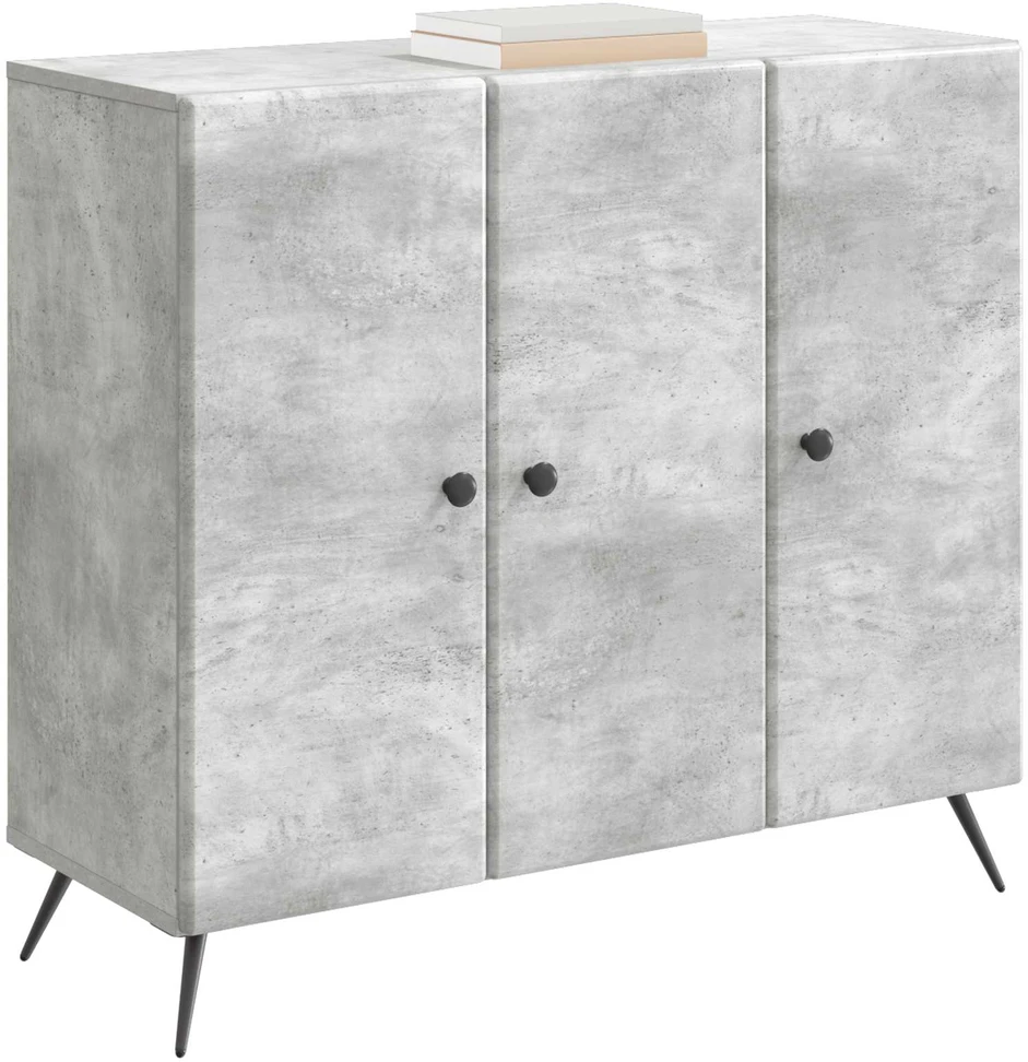 Kabalas Betono pilka 89 x 34,5 x 80 cm Apdirbta mediena