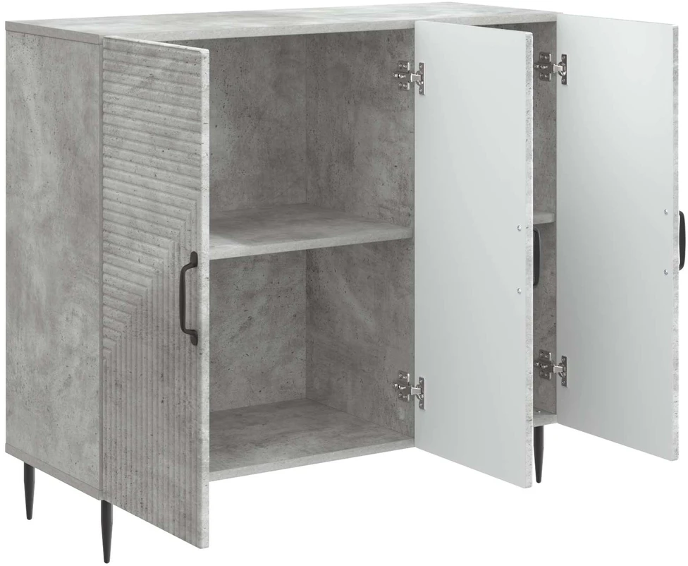 Kabalas Betono pilka 89 x 34,5 x 80 cm Apdirbta mediena