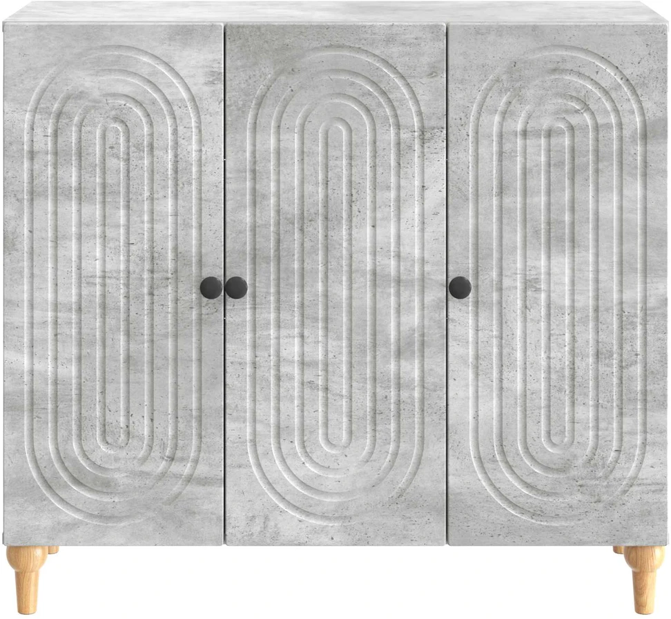 Kabalas Betono pilka 89 x 34,5 x 80 cm Apdirbta mediena