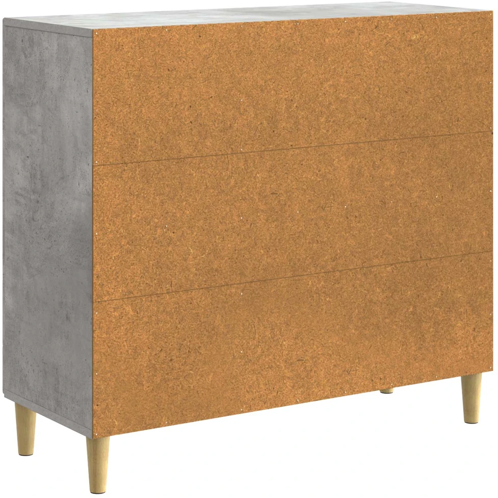 Kabalas Betono pilka 89 x 34,5 x 80 cm Apdirbta mediena