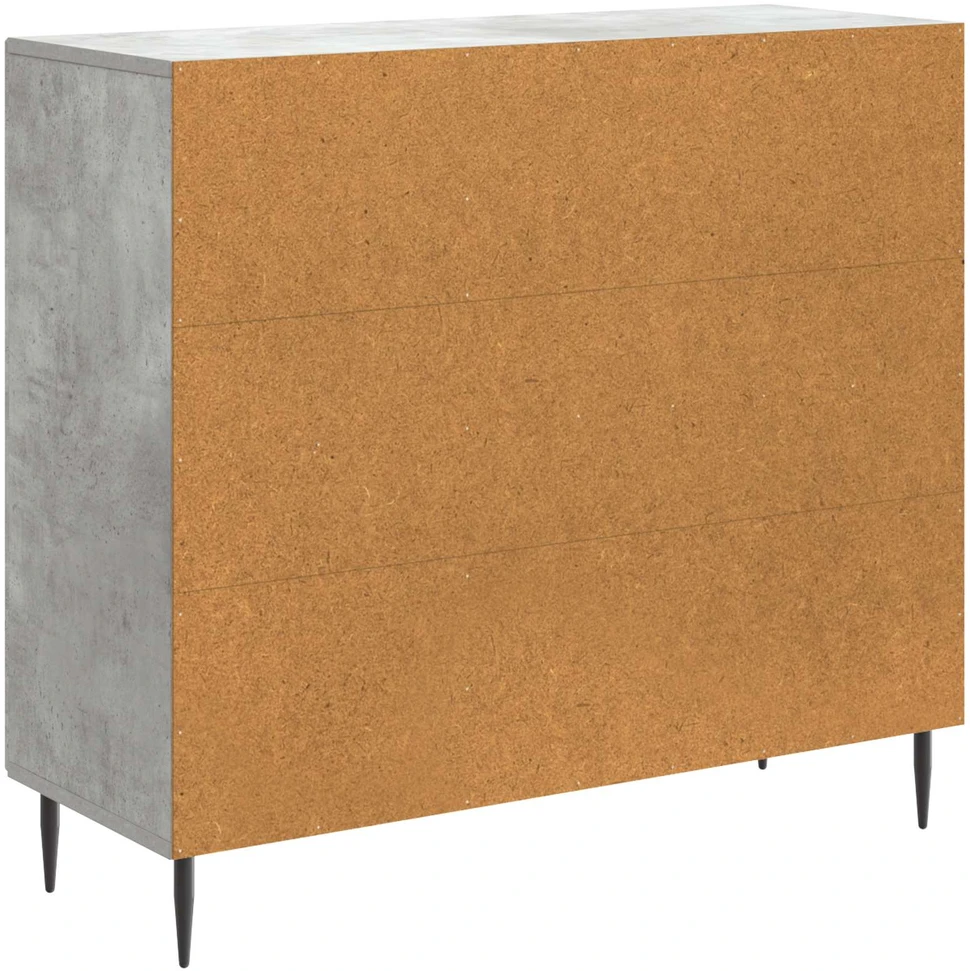 Kabalas Betono pilka 89 x 34,5 x 80 cm Apdirbta mediena