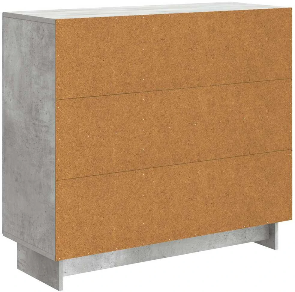Kabalas Betono pilka 89 x 34,5 x 80 cm Apdirbta mediena