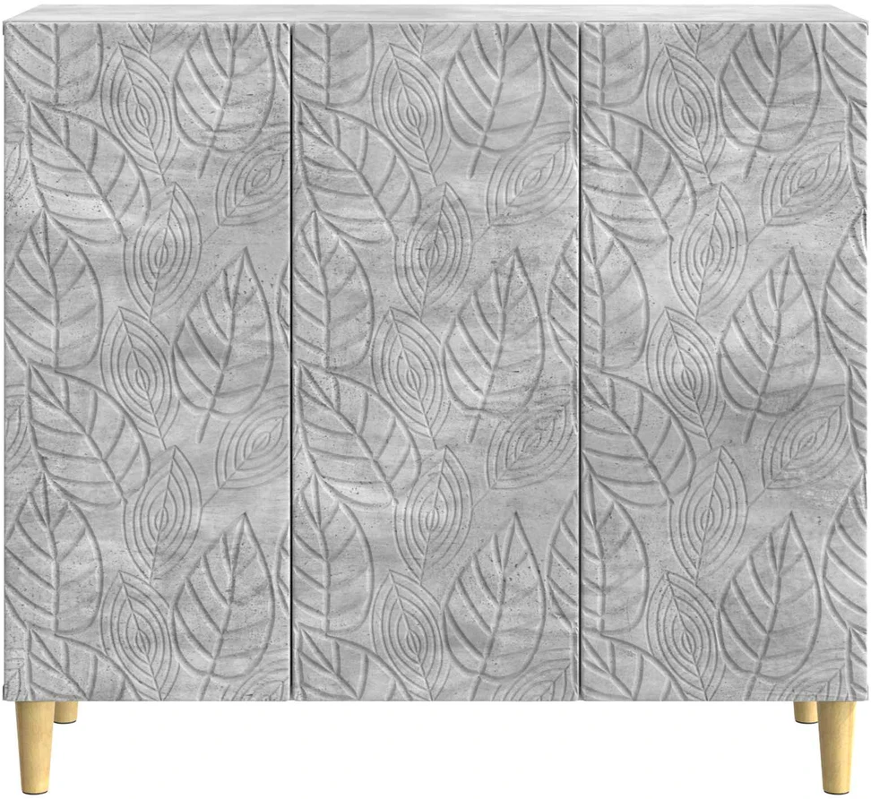 Kabalas Betono pilka 89 x 34,5 x 80 cm Apdirbta mediena