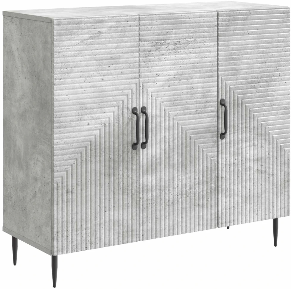 Kabalas Betono pilka 89 x 34,5 x 80 cm Apdirbta mediena