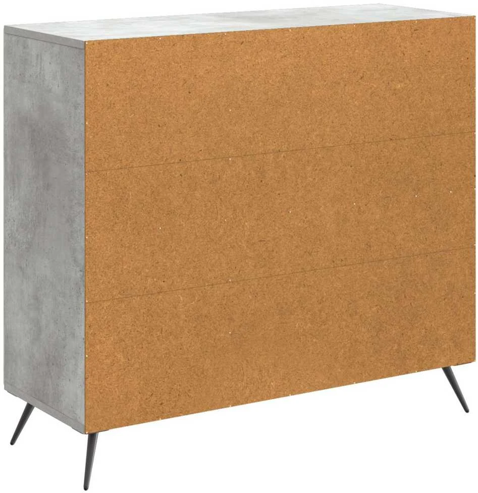 Kabalas Betono pilka 89 x 34,5 x 80 cm Apdirbta mediena