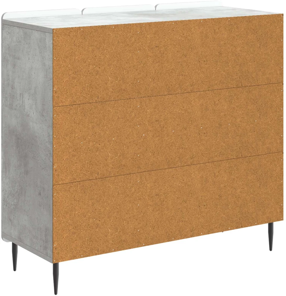 Kabalas Betono pilka 89 x 34,5 x 82 cm Apdirbta mediena