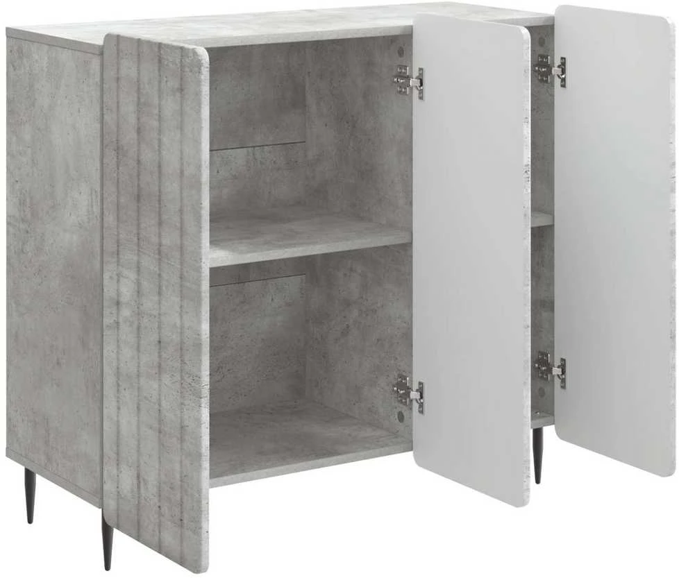 Kabalas Betono pilka 89 x 34,5 x 82 cm Apdirbta mediena
