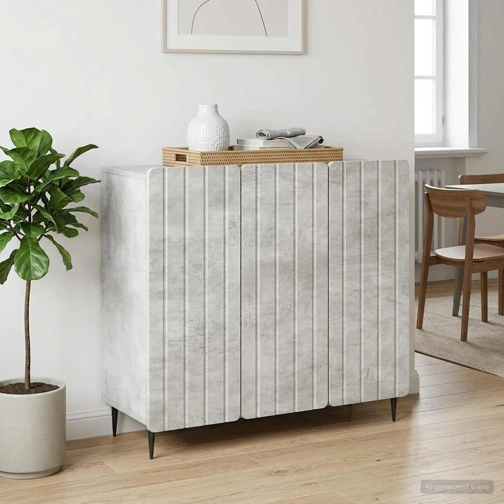 Kabalas Betono pilka 89 x 34,5 x 82 cm Apdirbta mediena