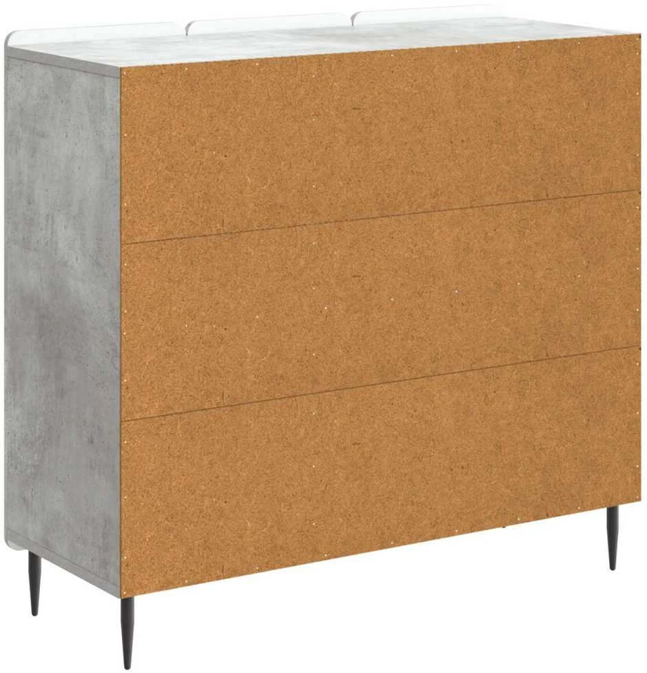 Kabalas Betono pilka 89 x 34,5 x 82 cm Apdirbta mediena