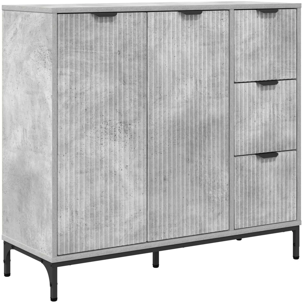 Kabalas Betono pilka 89,5 x 33 x 82 cm Apdirbta mediena