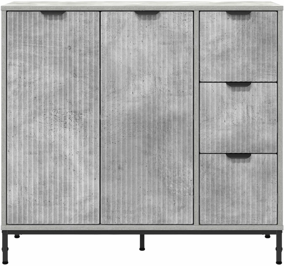 Kabalas Betono pilka 89,5 x 33 x 82 cm Apdirbta mediena
