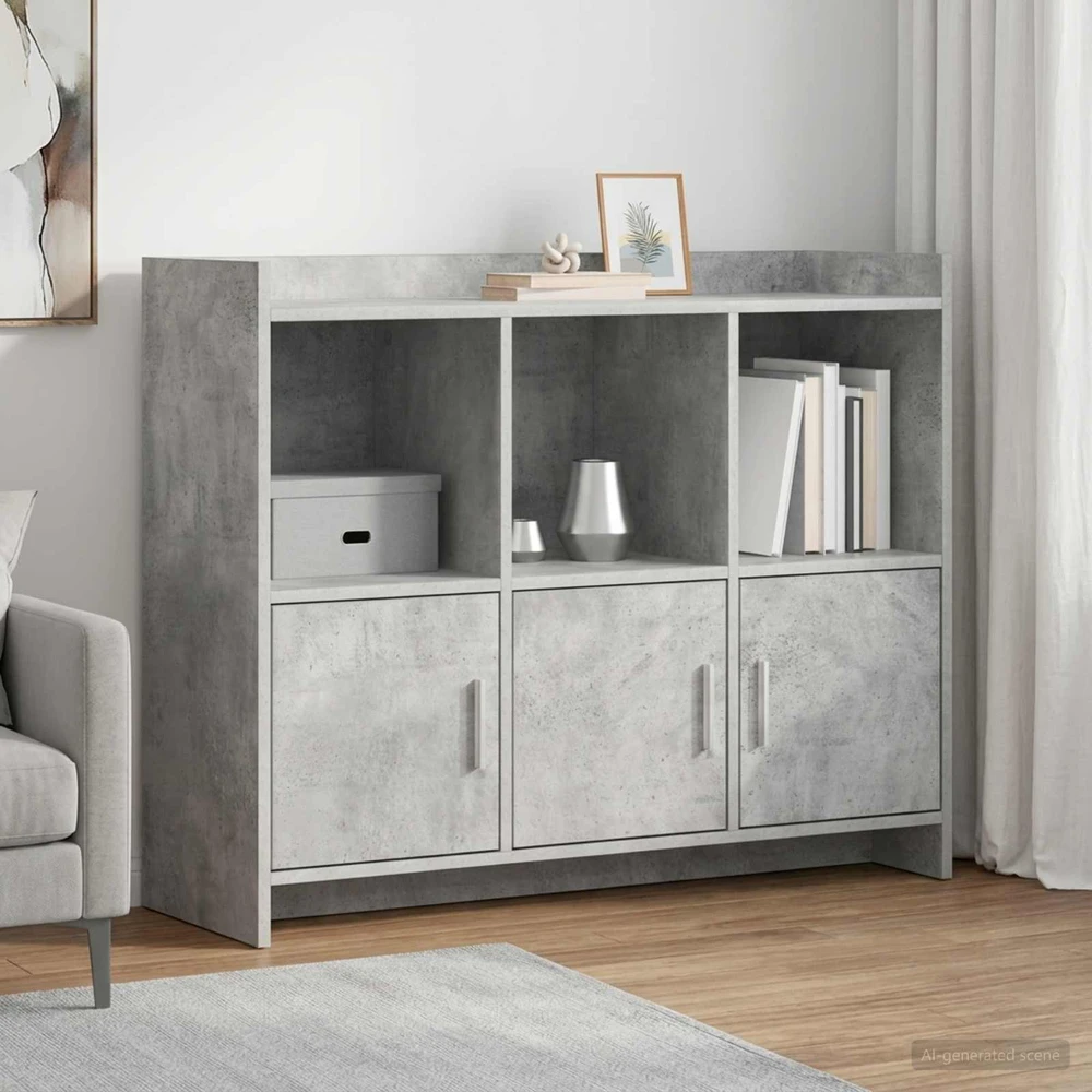 Kabalas Betono pilka 98,5 x 33 x 80 cm Apdirbta mediena