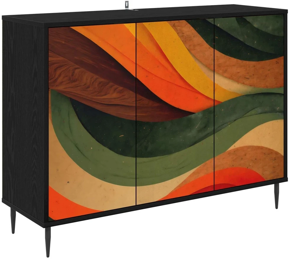 Kabalas BONN Juodojo ąžuolo 102 x 33 x 76 cm Apdirbta mediena