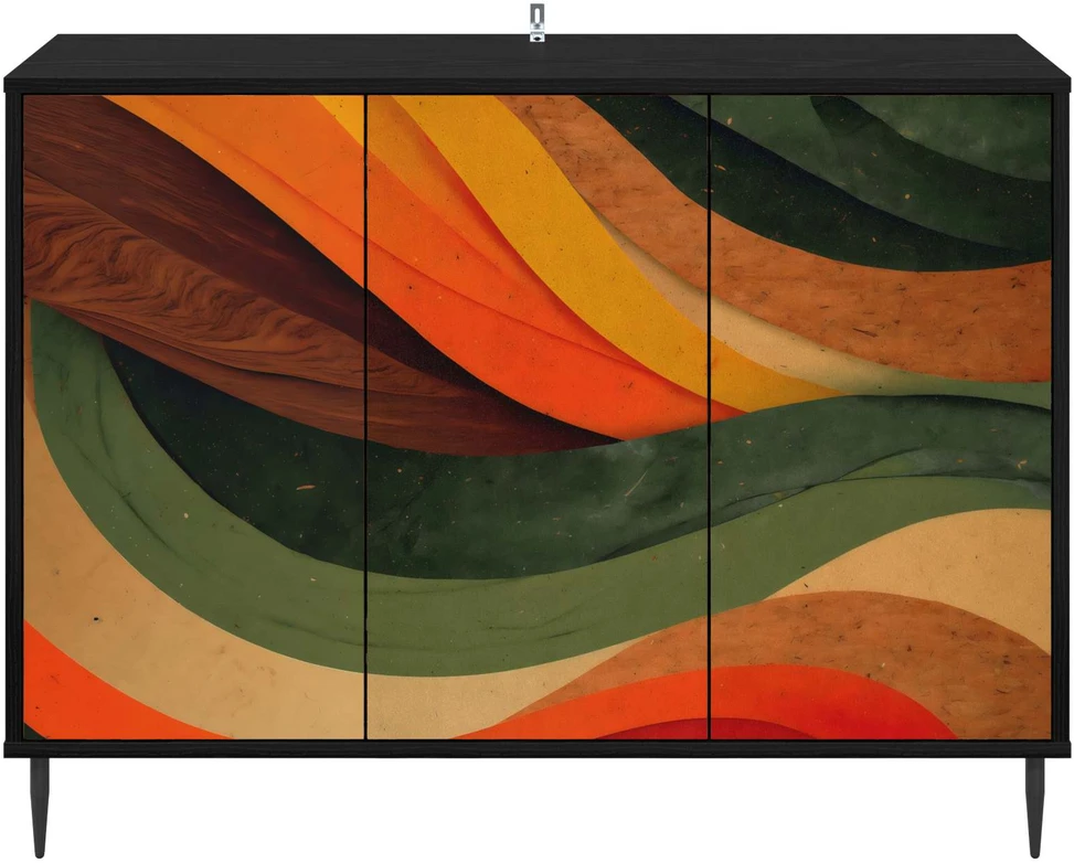 Kabalas BONN Juodojo ąžuolo 102 x 33 x 76 cm Apdirbta mediena