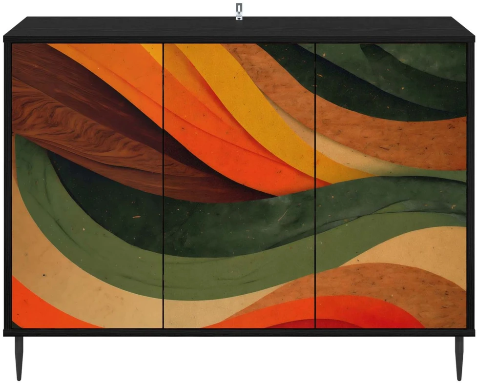 Kabalas BONN Juodojo ąžuolo 102 x 33 x 76 cm Apdirbta mediena