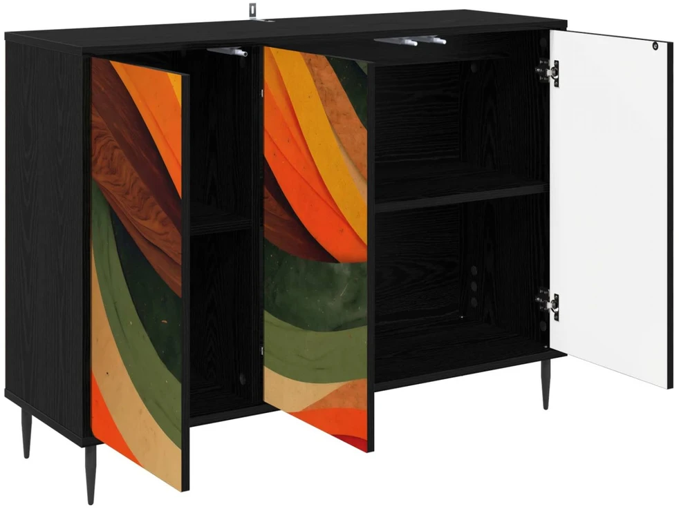 Kabalas BONN Juodojo ąžuolo 102 x 33 x 76 cm Apdirbta mediena