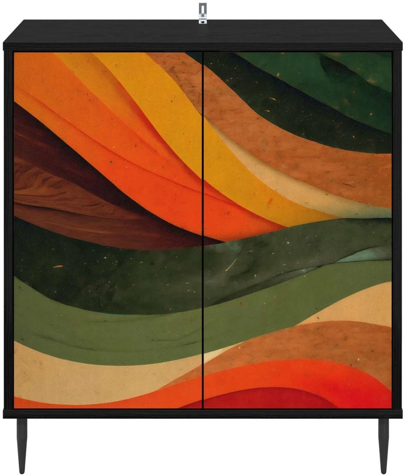Kabalas BONN Juodojo ąžuolo 69 x 33 x 76 cm Apdirbta mediena