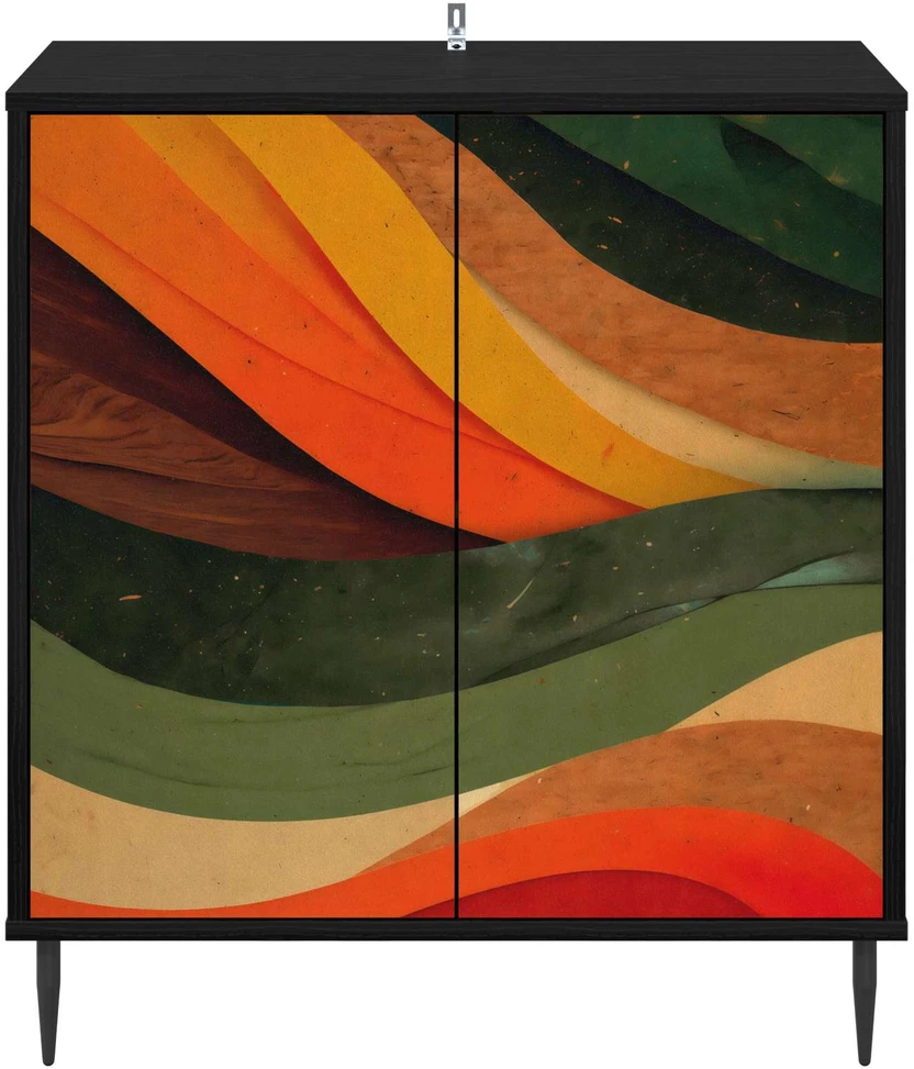 Kabalas BONN Juodojo ąžuolo 69 x 33 x 76 cm Apdirbta mediena