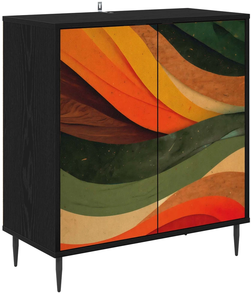 Kabalas BONN Juodojo ąžuolo 69 x 33 x 76 cm Apdirbta mediena