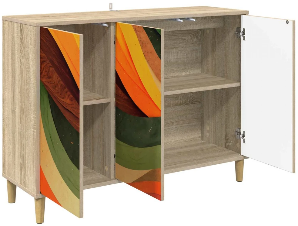 Kabalas BONN Sonoma ąžuolo 102 x 33 x 75 cm Apdirbta mediena