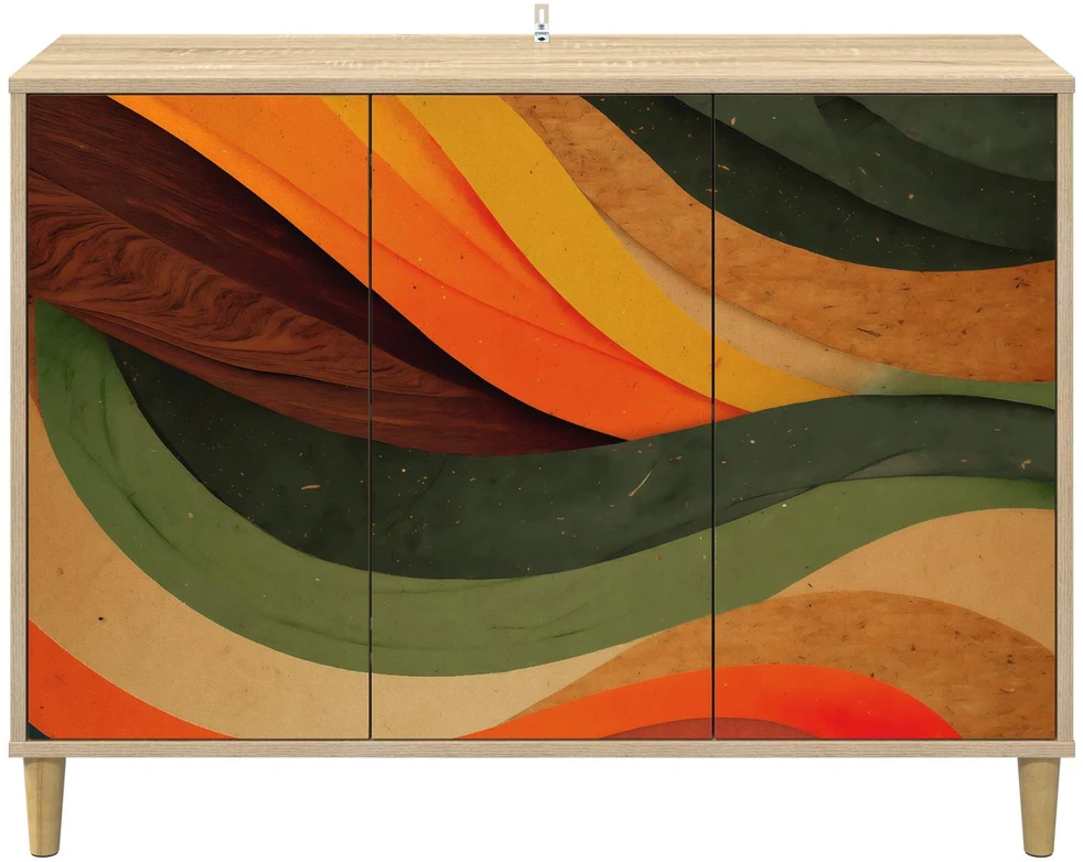 Kabalas BONN Sonoma ąžuolo 102 x 33 x 75 cm Apdirbta mediena