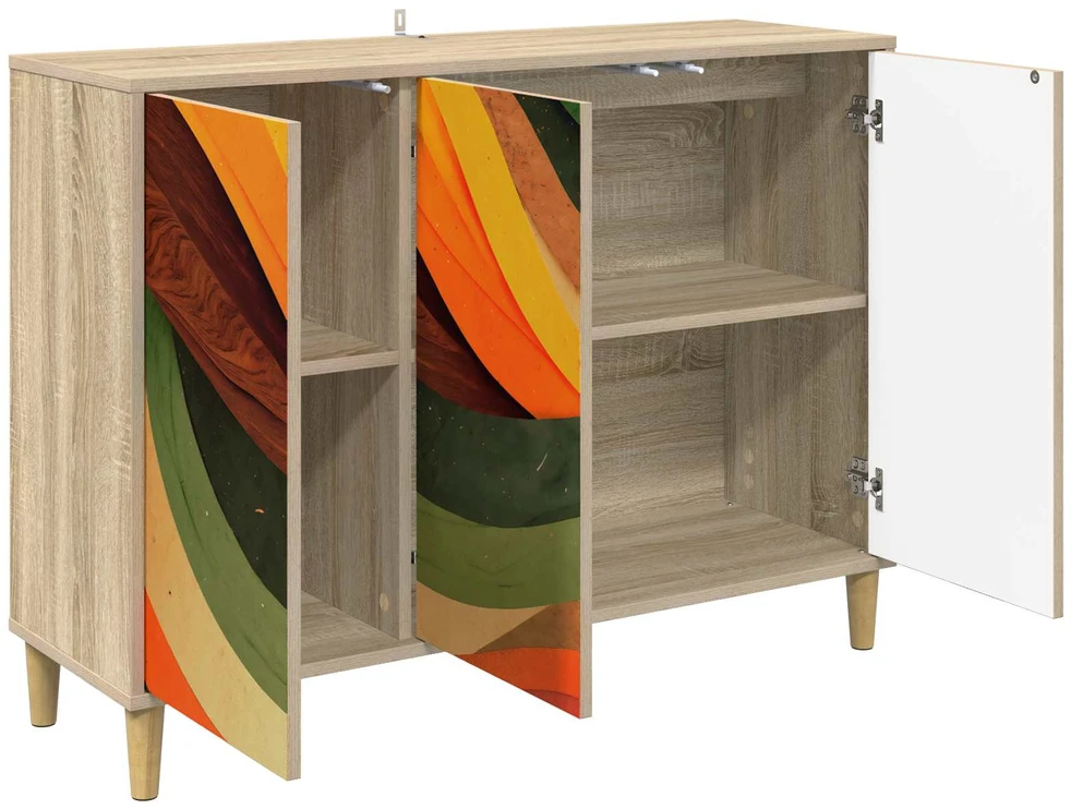 Kabalas BONN Sonoma ąžuolo 102 x 33 x 75 cm Apdirbta mediena