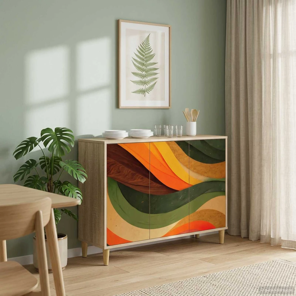 Kabalas BONN Sonoma ąžuolo 102 x 33 x 75 cm Apdirbta mediena