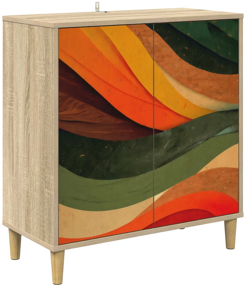 Kabalas BONN Sonoma ąžuolo 69 x 33 x 75 cm Apdirbta mediena