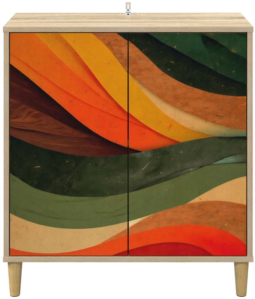 Kabalas BONN Sonoma ąžuolo 69 x 33 x 75 cm Apdirbta mediena