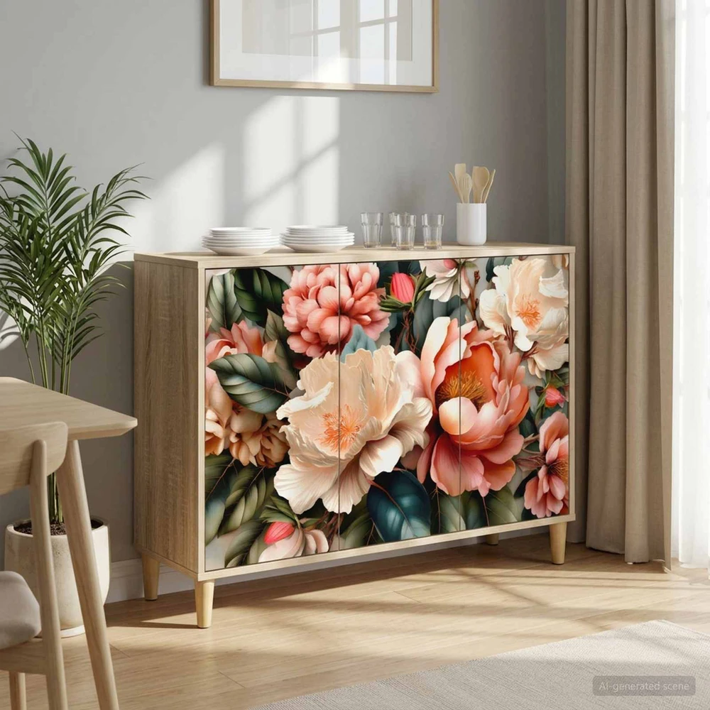 Kabalas BORNE Sonoma ąžuolo 102 x 33 x 75 cm Apdirbta mediena
