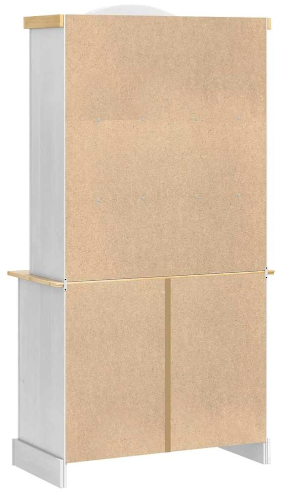 Kabalas CORONA Balta 100 x 48,5 x 179 cm Kietos pušies mediena